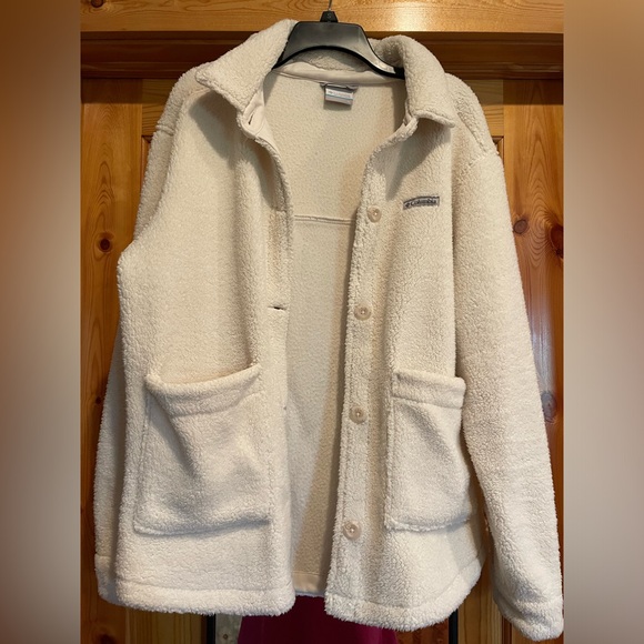 Columbia Jackets & Blazers - Columbia Fuzzy Button Down
